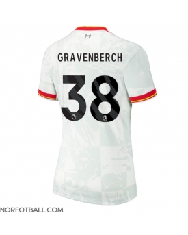 Billige Fotballdrakt Liverpool Ryan Gravenberch #38 Replika Tredjedrakt Dame 2024-25 Kortermet